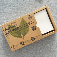 Feuilles de lessive parfumées écologiques, biodégradables, pour un nettoyage en profondeur