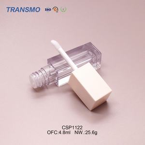 Nouveau tube de maquillage en plastique de 4,8 ml, conteneur vide pour gloss et correcteur, flacon carré pour blush avec pinceau carré, directement du fabricant - Product Image 4