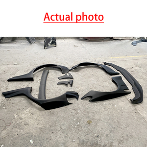 Kit de Carrocería Ancha para BMW E46 Sedán 4 Puertas, Cubierta de Kit de Carrocería de Fibra de Vidrio (FRP), Lip Delantero, Guardabarros Trasero, Alerón de Maletero, Piezas Estilo <span class=keywords><strong>Rocket</strong></span> Bunny - Product Image 5