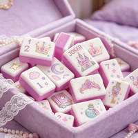 Ensemble de Mahjong sur le thème des rêves personnalisé, pièces de Mahjong pour enfants, Mahjong fantastique en acrylique, fabricant américain de Mahjong