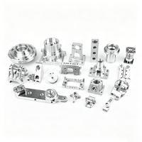 Componente de Brida de Acero Inoxidable Mecanizado por CNC con Orificios Roscados, Pieza Torneada