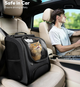 Pet Cat <b>Backpack</b> <b>Carrier</b> Large Space Cat Bubble <b>Backpack</b> Breathable Shaded <b>Dog</b> <b>Carrier</b> <b>Backpack</b> for Travel Hiking Shopping - Product Image 5