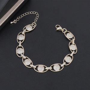 Pulsera Jxx para Mujer, Chapada en Oro de 14K, Diseño Moderno, Cadena de Nariz de Cerdo, Cadena del Amor, Joyería de Latón Personalizada - Product Image 2