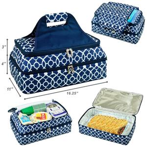 doble capa pastel bolsas <span class=keywords><strong>con</strong></span> aislamiento térmico comida transportistas para cocinas lentas cazuela platos <span class=keywords><strong>Pizza</strong></span> - Product Image 6