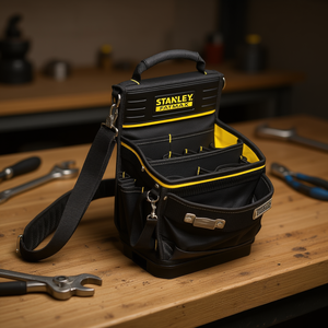 Sac de rangement en tissu Stanley Fatmax, sac à outils avec poches et bandoulière - Product Image 3