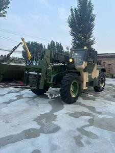Wheel <span class=keywords><strong>Loader</strong></span> Boom Teleskopik Bekas Merek Cina 4WD Dengan Garpu Depan - Product Image 2