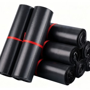 Manmori Express <b>Packing</b> Bags Black 100% Recycled <b>Material</b> Self-Sealing Courier Bags Large Shipping Bags Waterproof Logistics - Product Image 1