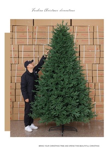 Árbol de Navidad de Lujo Jiaxun, Modelo Nuevo, de Polietileno Puro, con Luces LED Blancas Cálidas de 500-1000 LED, Brillante, Denso, de 3 m, <span class=keywords><strong>para</strong></span> Interiores - Product Image 6
