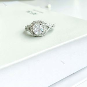 Dylam Bagues pour femmes en argent sterling S925, empilables, classiques, avec pierres de zircone cubique (CZ) de qualité 5A, effet diamant brillant, haute qualité, faible MOQ, en stock - Product Image 5