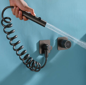 Ẩn thép không gỉ súng phun lạnh nước nóng nhà vệ sinh đồng hành hiển thị kỹ thuật số nước thế hệ nhà vệ sinh máy giặt khách sạn sử dụng - Product Image 1