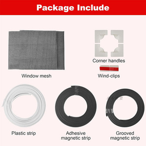 Kit de moustiquaire magnétique pour fenêtre, facile à installer, moustiquaire pour porte et fenêtre - Product Image 2