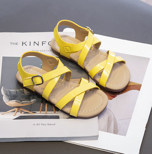 Sandales d'été pour enfants, couleur unie, style simple, vente en gros - Product Image 5