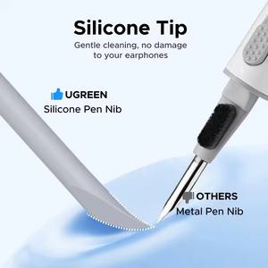 Outils de nettoyage d'écouteurs Bluetooth UGREEN pour <span class=keywords><strong>Airpods</strong></span> Pro, kits de brosses de nettoyage pour étuis d'écouteurs Samsung Xiaomi <span class=keywords><strong>Airdots</strong></span> Huawei - Product Image 6