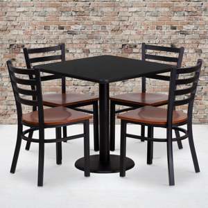 Wholesale Durable Cafe <strong>Chair</strong> <strong>Canteen</strong> Dining Furniture Solid Wood Kitchen 500lb Black Metal Ladder Back Restaurant <strong>Chairs</strong>