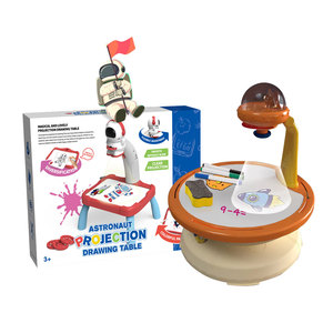 Juguete de mesa de <span class=keywords><strong>dibujo</strong></span> de proyección de <span class=keywords><strong>astronauta</strong></span>, tablero de pintura educativo de nuevo diseño para niños, entrenamiento de PC, otros juguetes de <span class=keywords><strong>dibujo</strong></span> para bebé - Product Image 2