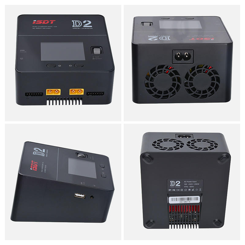 ISDT D2 MK2 200W 24Aスマートバッテリーバランス充電器AC