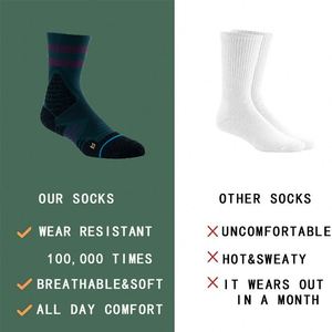 Thickened Towel Bottom Running Basketball <b>Socks</b> - Product Image 6