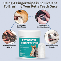 Toallitas Dentales Desechables para Mascotas OEM, Almohadillas de Limpieza Bucal, Eliminan Manchas, Refrescan el Aliento para Perros y Gatos, Venta al Por Mayor