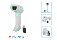 Lecteur de codes-barres 2D CMOS XB-HC70RB Syble à lecture rapide et haute sensibilité, lecteur QR portable sans fil