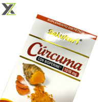 Carpeta de Suplementos Dietéticos Personalizada, Ecológica, Reciclable y Biodegradable, con Laminado Mate y Logotipo en Dorado