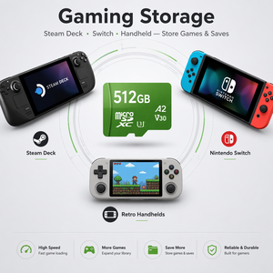 Cartão TF 256GB Plástico Original Capacidade de Armazenamento A2 V30 Leitura e Gravação Rápida para Jogos e Gravações com Logo Personalizado Memória Confiável - Product Image 3
