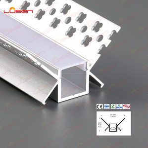 <span class=keywords><strong>U</strong></span>-profil léger d'alliage d'<span class=keywords><strong>aluminium</strong></span> de la Manche de LS-128 LED pour l'éclairage de LED 12.5mm ROHS a certifié le service de coupe disponible - Product Image 1
