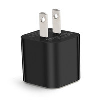 Chargeur mural USB-C universel HNT 5V2.4A 12W à charge rapide pour téléphone portable, prise US, avec protection OVP OCP