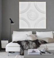 Dropshipping personnalisé 100% peint à la main ville mur art peinture à l'huile toile avec cadre noir Art déco design pour la décoration de la maison