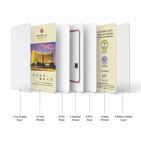 모텔 6 호텔 키 카드 맞춤형 로고 PVC RFID IC 카드 13.56MHz 1K 호텔 객실 도어 카드 도매 공장