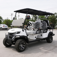 Voiturette de golf électrique à batterie lithium 6 places tout-terrain, buggy de plage, fabriquée en Chine par une usine de machines de construction