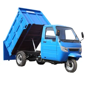 Tricycle cargo à moteur diesel à 3 roues avec cabine