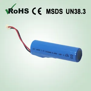 KC BIS CE Certificación Precio de fábrica 3,7 V 1800mAh Batería recargable de iones de litio 18650 para juguetes electrónicos, computadora portátil, teléfono móvil, etc.