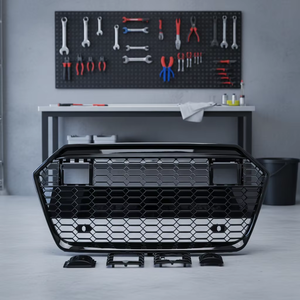 Griglia paraurti fornitura fabbrica per 2019 2020 <span class=keywords><strong>2021</strong></span> 2022 2023 <span class=keywords><strong>Audi</strong></span> <span class=keywords><strong>A6</strong></span> C8 A6L cambiare a griglia RS6 - Product Image 4