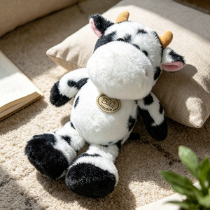 Peluche de Animales Salvajes de Alta Calidad, Suaves y Esponjosos: Perezoso, Rana, Vaca, León, Leopardo de las Nieves, Juguete de Peluche, Decoración Estética para Habitación, Recuerdo, Regalo - Product Image 2
