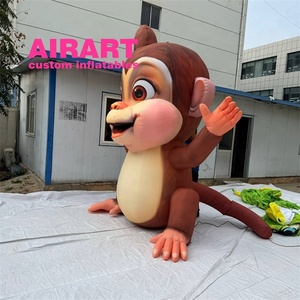 Actividades personalizadas de fábrica, decoración de <span class=keywords><strong>eventos</strong></span>, mascota, juguete de <span class=keywords><strong>mono</strong></span> inflable, globo de <span class=keywords><strong>mono</strong></span> de dibujos animados inflable - Product Image 3