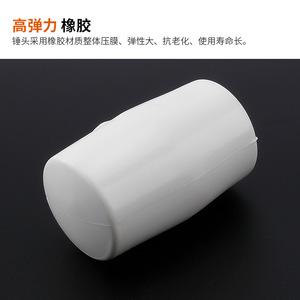 Plastic Handle Rubber <b>Hammer</b> Round Face Diy Construction Tool Small Medium Large Size - Product Image 5