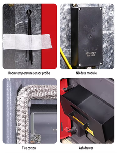 Estufa de Pellets de Madera de 10kW con Alimentación Automática, Estufa de Chimenea para el Hogar o la Oficina, en Oferta - Product Image 3