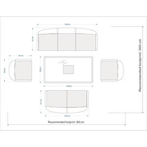 أريكة حديثة لجميع الأحوال الجوية من البولي إيثيلين الخوص الروطان الألومنيوم الإطار مجموعة الطعام أريكة في الهواء الطلق دائم حديقة الفناء الفناء أثاث شقة - Product Image 6