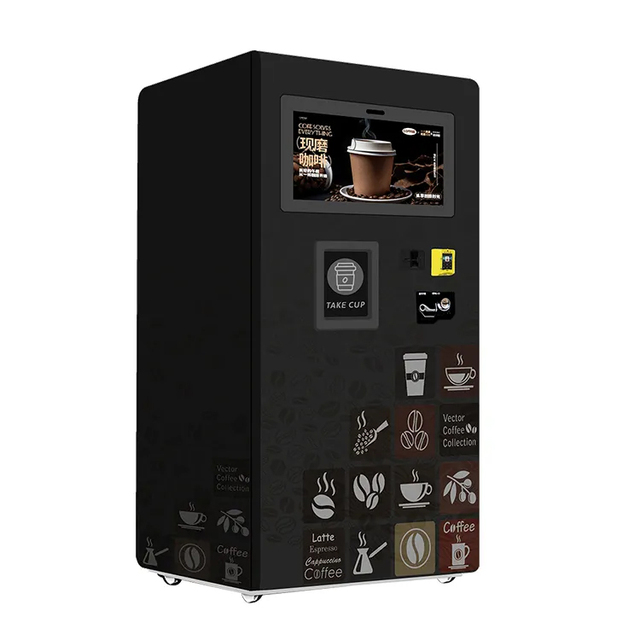 Restaurant Automatic Touch Screen Smart Coffee Vending Machine Hot Drink Coffee Vending Machine
