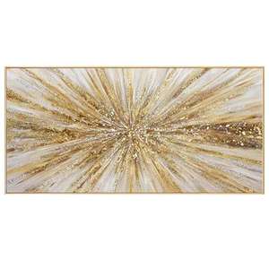 Peinture à l'huile sur toile texturée à lignes abstraites modernes, impression numérique en gros, pour décoration murale intérieure - Product Image 2