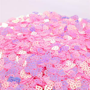 Luce dorata fragola Nail Art decalcomanie paillettes cangianti PVC patch fai da te custodia per cellulare bellezza e riempimento elegante - Product Image 5