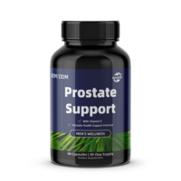 Capsules de suppléments à base de plantes pour la prostate, marque privée, avec extrait de palmier nain et de curcuma pour le soutien des voies urinaires masculines