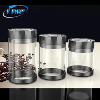 Boîte en verre sous vide électrique avec logo personnalisé, récipient de stockage automatique hermétique des aliments pour le café et la conservation des aliments
