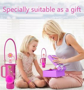 Ensemble de 7 accessoires pour tasses et gobelets de 30oz et 40oz : décorations, sangle de transport, support pour baume à lèvres, porte-clés - Product Image 5