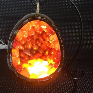 <span class=keywords><strong>Lampe</strong></span> de nuit Led en cristal améthyste, oeuf de dinosaure d'énergie USB, <span class=keywords><strong>lampe</strong></span> de Table pour la décoration de la maison, mode Offre Spéciale - Product Image 6