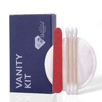 Kit d'articles de toilette jetables personnalisés avec logo d'hôtel, ensemble d'articles de toilette secs pour salle de bain d'hôtel, ensemble d'articles de toilette en paille de blé