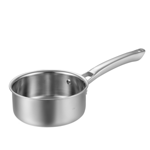Casserole et pot à lait en acier inoxydable personnalisés avec couvercle, compatibles <span class=keywords><strong>induction</strong></span>, lave-vaisselle et four - Product Image 2