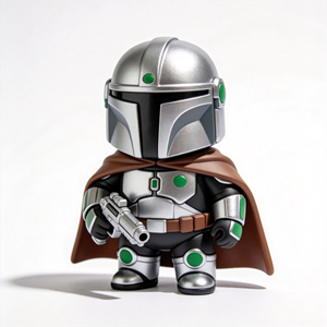 Figura de PVC Personalizada, Figura de Goma de un Caballero <span class=keywords><strong>Alien</strong></span>ígena con Pistola, Modelo Decorativo - Product Image 5