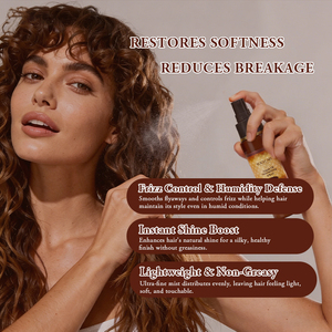 Spray Reparador de Daños por Calor con Aceite de Argán OEM ODM, Spray de Tratamiento Capilar Ligero Sin Enjuague - Product Image 5