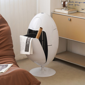 High-End Designer Abs Materiaal Dinosaurus Ei Prullenbak Creatieve Vloer Ornament Voor Thuis Milieuvriendelijk Leven Binnenshuis - Product Image 2